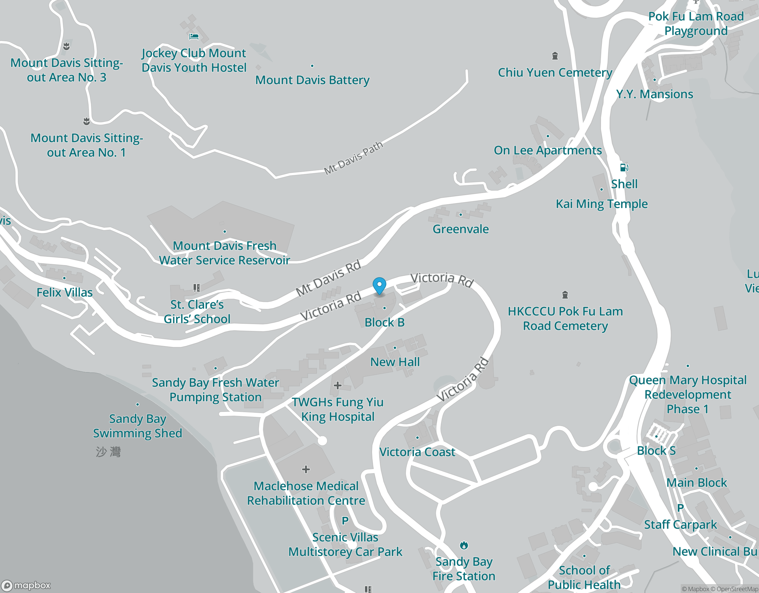 Map, West Island School, 250 Victoria Rd, Sandy Bay, Hong Kong