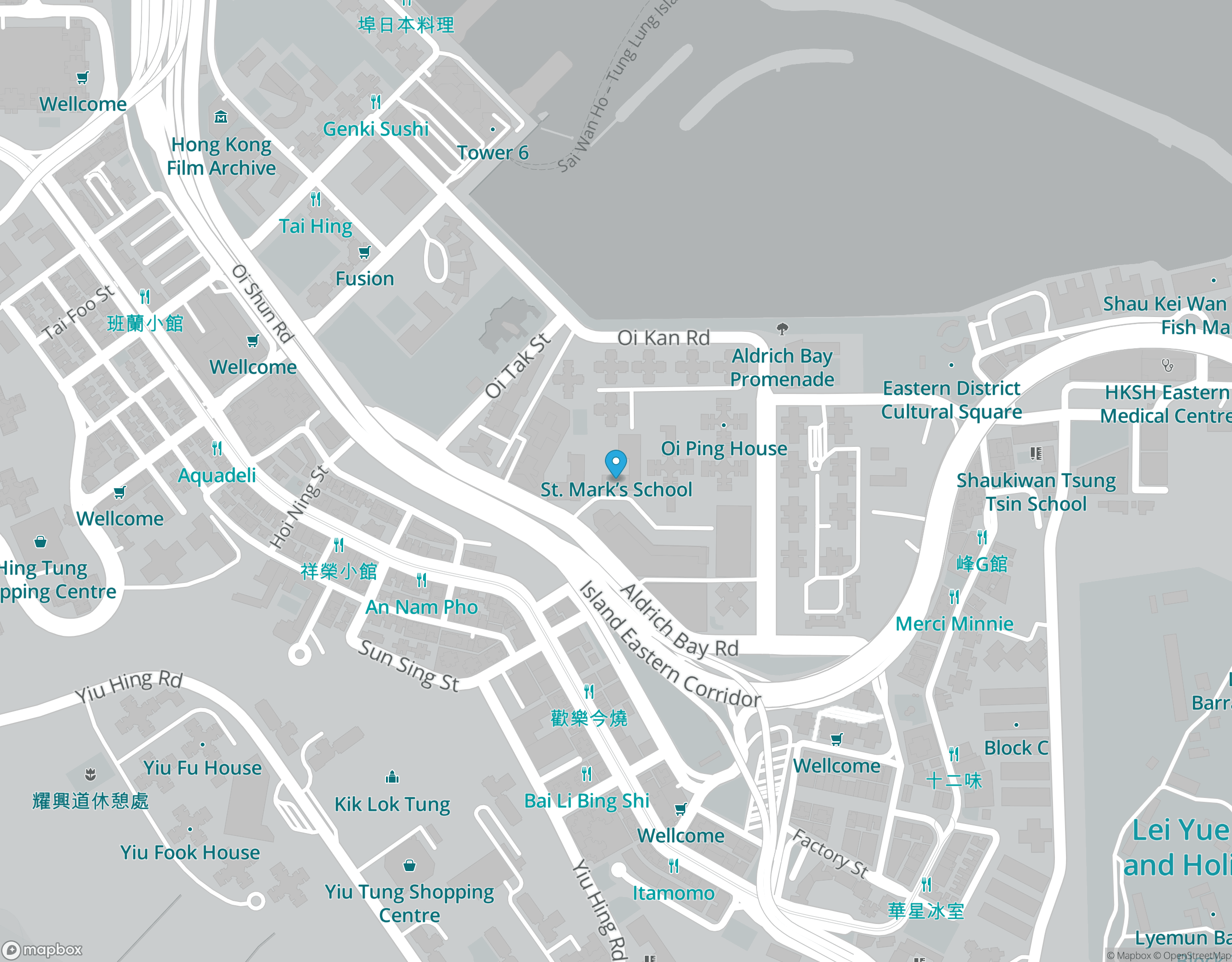 Map, St Mark’s School, https://www.stmarks.edu.hk/sms2/