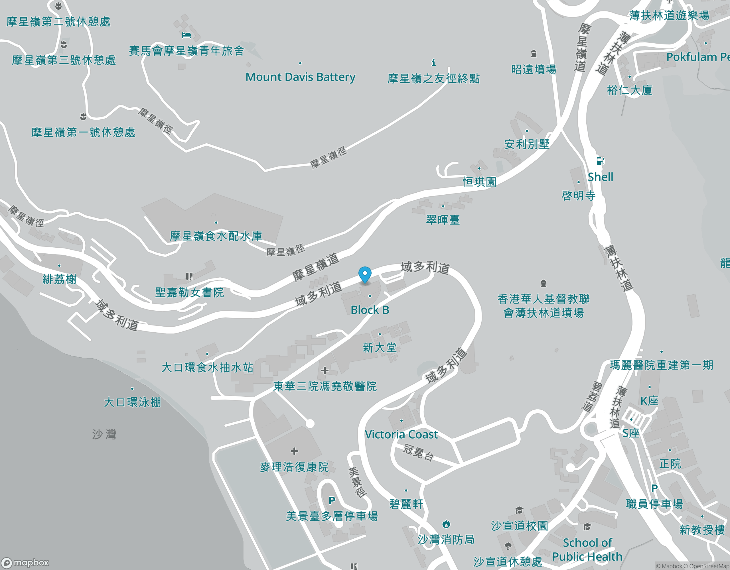 地圖，West Island School，250 Victoria Rd, Sandy Bay, Hong Kong