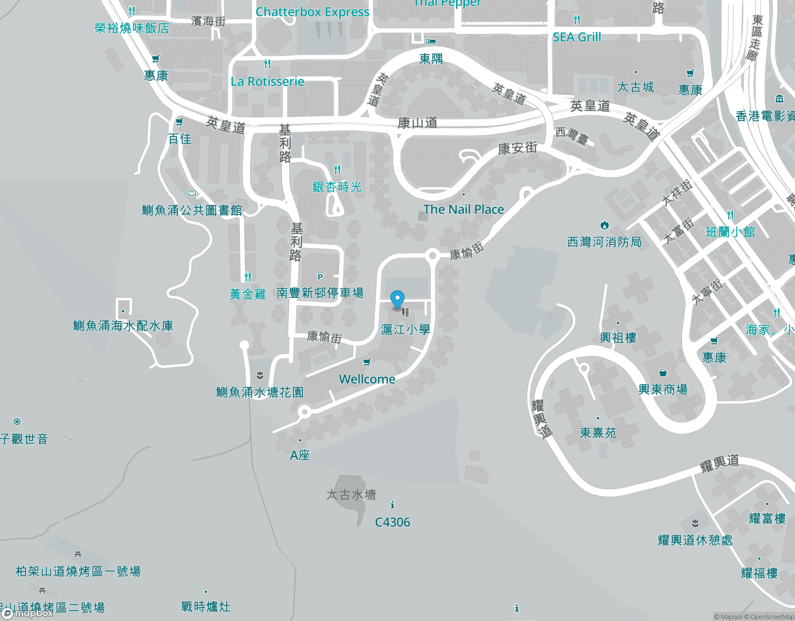 地圖，滬江小學，https://sap.edu.hk/