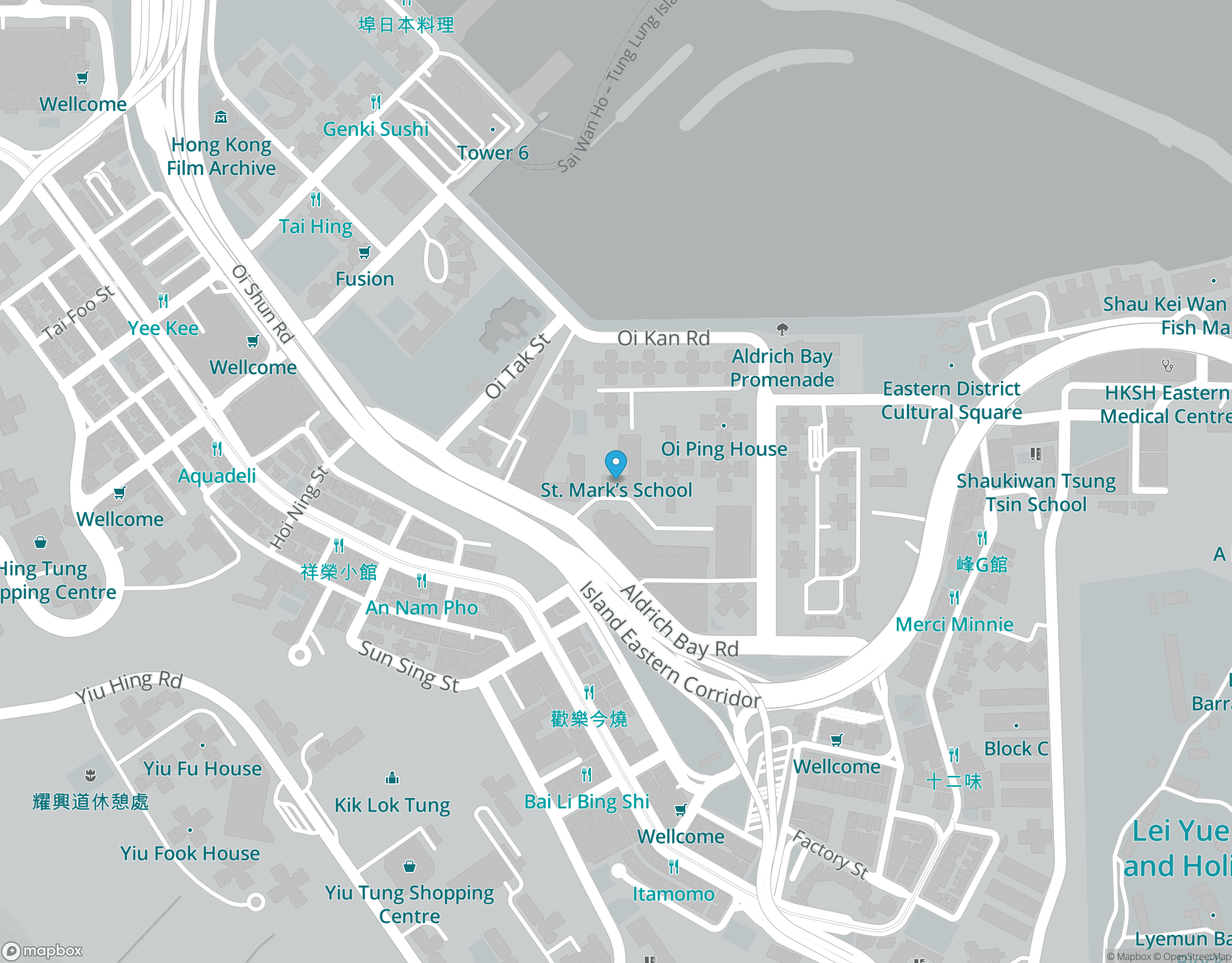 Map, St Mark’s School, https://www.stmarks.edu.hk/sms2/