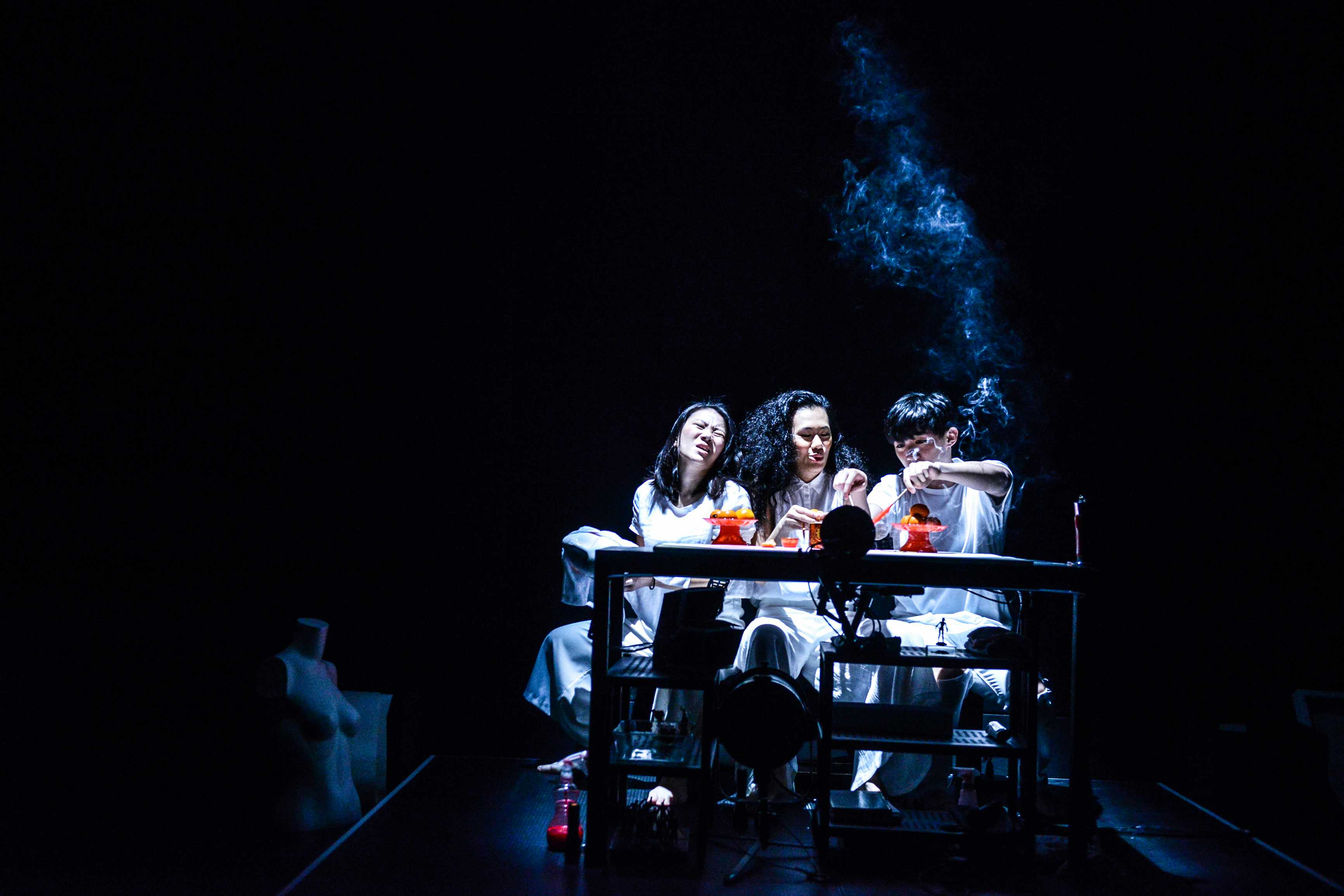 The Furies Variations, Rooftop Productions Theatre Hong Kong 2018 | Featuring: Chou Henick, Michelle Li, Wong On Ting | Tagged as: Show, The Furies Variations | Photo: Fung Wai Sun |  (Rooftop Productions • Hong Kong Theatre Company)  | Rooftop Productions • Hong Kong Theatre Company