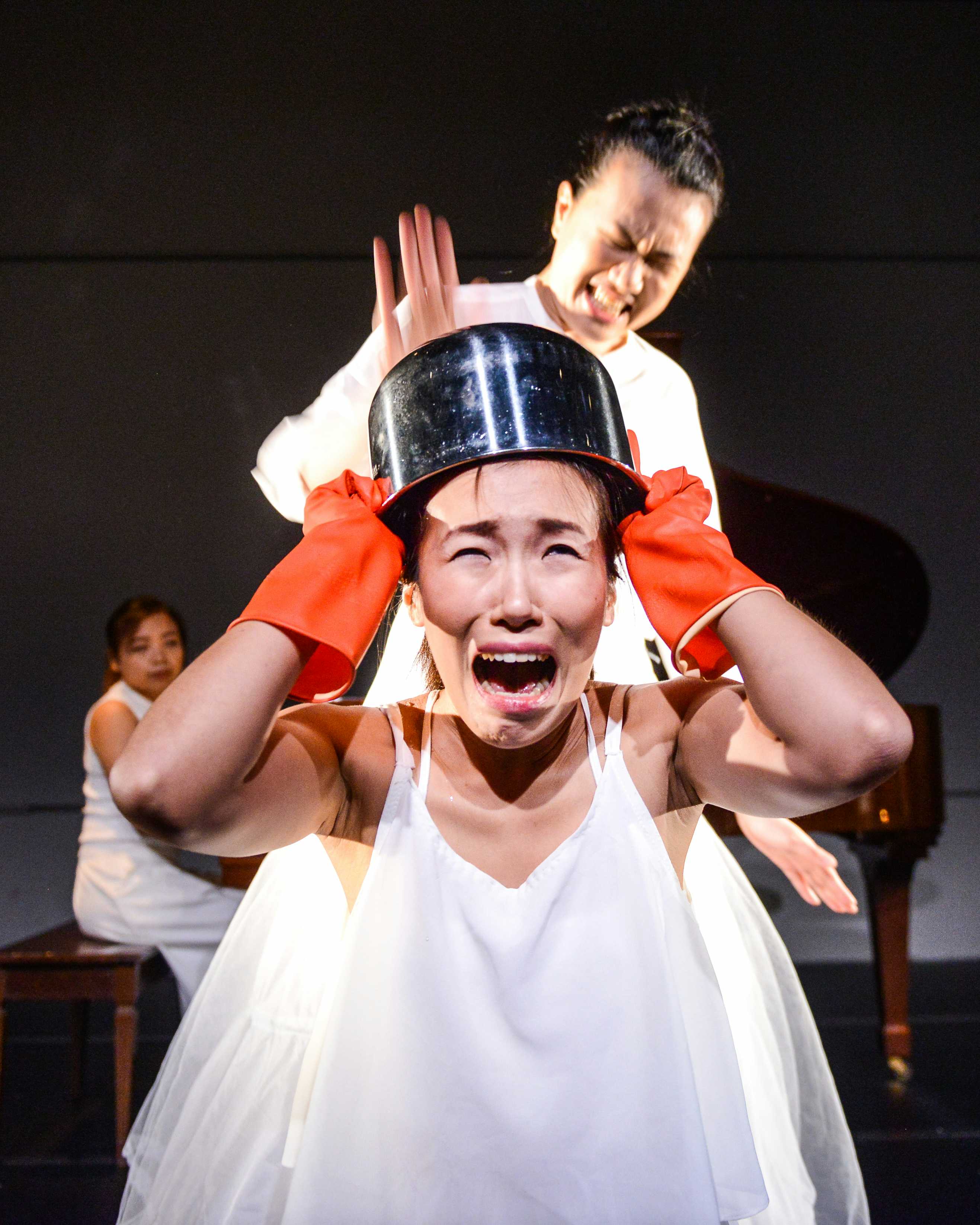 Do you think it's right that I should have to wash it? | Featuring: Isabella Leung, Karen C. Siu, Michelle Li | Tagged as: Not The Maids, Show | Photo: Fung Wai Sun |  (Rooftop Productions • Hong Kong Theatre Company)  | Rooftop Productions • Hong Kong Theatre Company